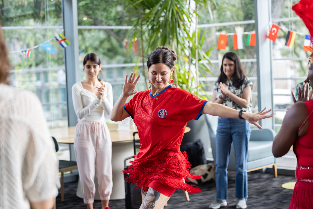 Woman dancing