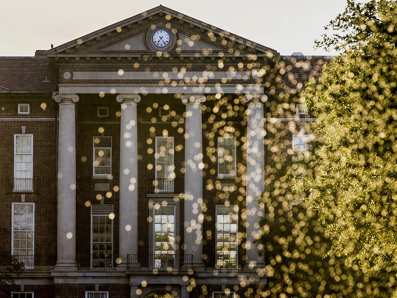 Front view of Tulane building