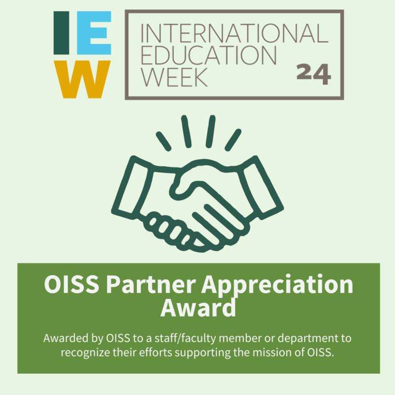 OISS Partner Appreciation Award
