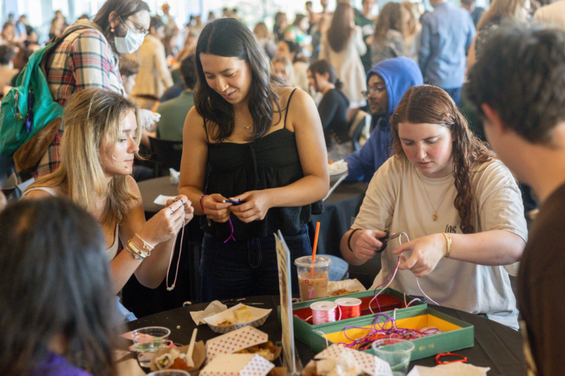 students crafting
